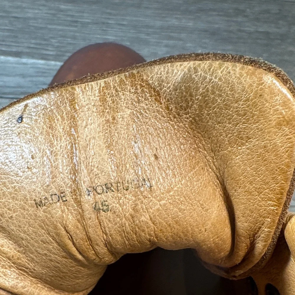 Shoe The Bear Copenhagen Brown Leather Boots men’s size 45 (s216)